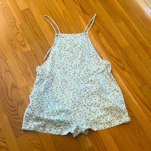 Aeropostale Floral Romper Size L